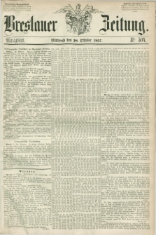 Breslauer Zeitung. 1857, Nr. 504 (28 Oktober) - Mittagblatt