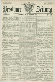 Breslauer Zeitung. 1857, Nr. 518 (5 November) - Mittagblatt