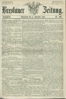Breslauer Zeitung. 1857, Nr. 546 (21 November) - Mittagblatt