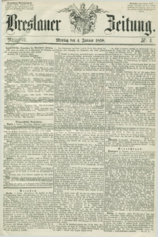 Breslauer Zeitung. 1858, Nr. 4 (4 Januar) - Mittagblatt