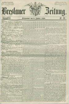 Breslauer Zeitung. 1858, Nr. 14 (9 Januar) - Mittagblatt