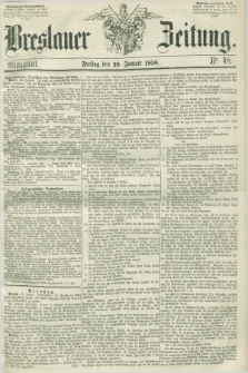 Breslauer Zeitung. 1858, Nr. 48 (29 Januar) - Mittagblatt
