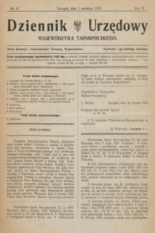 Dziennik Urzędowy Województwa Tarnopolskiego. 1923, nr 9