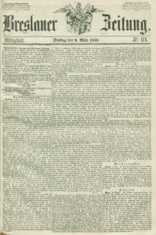 Breslauer Zeitung. 1858, Nr. 114 (9 März) - Mittagblatt