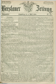 Breslauer Zeitung. 1858, Nr. 153 (1 April) - Morgenblattt + dod.