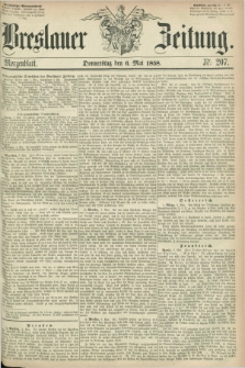 Breslauer Zeitung. 1858, Nr. 207 (6 Mai) - Morgenblattt + dod.