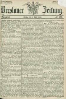 Breslauer Zeitung. 1858, Nr. 209 (7 Mai) - Morgenblattt + dod.