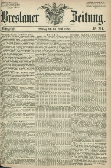 Breslauer Zeitung. 1858, Nr. 214 (10 Mai) - Mittagblatt