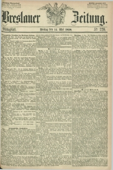 Breslauer Zeitung. 1858, Nr. 220 (14 Mai) - Mittagblatt