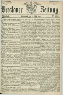 Breslauer Zeitung. 1858, Nr. 222 (15 Mai) - Mittagblatt
