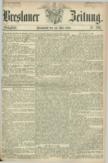 Breslauer Zeitung. 1858, Nr. 244 (29 Mai) - Mittagblatt