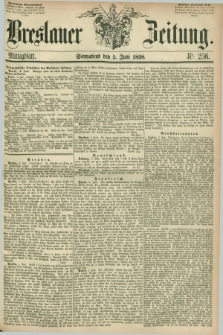 Breslauer Zeitung. 1858, Nr. 256 (5 Juni) - Mittagblatt