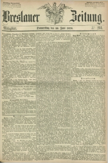 Breslauer Zeitung. 1858, Nr. 264 (10 Juni) - Mittagblatt