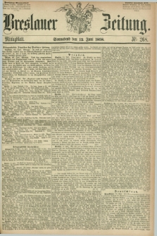 Breslauer Zeitung. 1858, Nr. 268 (12 Juni) - Mittagblatt