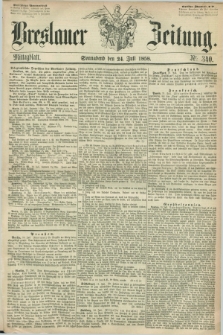 Breslauer Zeitung. 1858, Nr. 340 (24 Juli) - Mittagblatt