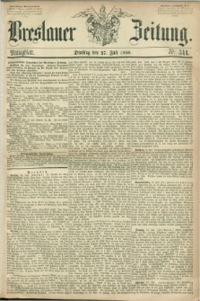 Breslauer Zeitung. 1858, Nr. 344 (27 Juli) - Mittagblatt