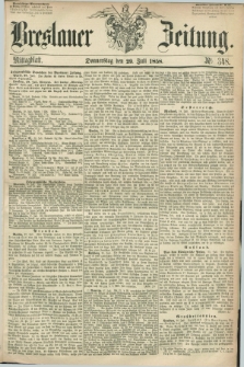 Breslauer Zeitung. 1858, Nr. 348 (29 Juli) - Mittagblatt