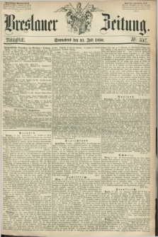 Breslauer Zeitung. 1858, Nr. 352 (30 Juli) - Mittagblatt