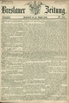 Breslauer Zeitung. 1858, Nr. 388 (21 August) - Mittagblatt