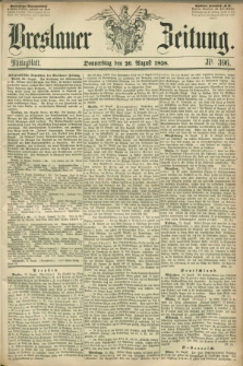 Breslauer Zeitung. 1858, Nr. 396 (26 August) - Mittagblatt