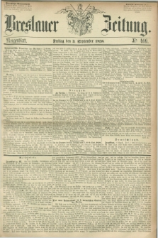 Breslauer Zeitung. 1858, Nr. 409 (3 September) - Morgenblatt + dod.