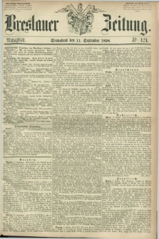 Breslauer Zeitung. 1858, Nr. 424 (11 September) - Mittagblatt