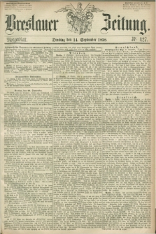 Breslauer Zeitung. 1858, Nr. 427 (14 September) - Morgenblatt + dod.