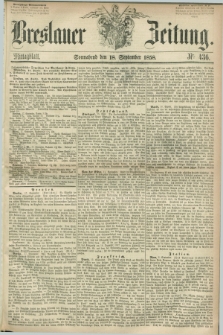 Breslauer Zeitung. 1858, Nr. 436 (18 September) - Mittagblatt