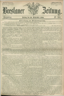 Breslauer Zeitung. 1858, Nr. 445 (24 September) - Morgenblatt + dod.