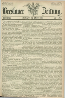 Breslauer Zeitung. 1858, Nr. 476 (12 October) - Mittagblatt