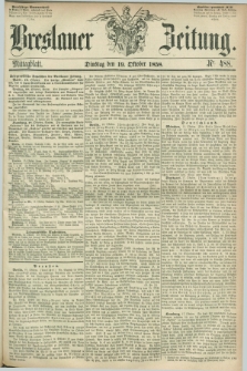 Breslauer Zeitung. 1858, Nr. 488 (19 October) - Mittagblatt