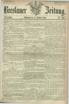 Breslauer Zeitung. 1858, Nr. 502 (27 October) - Mittagblatt