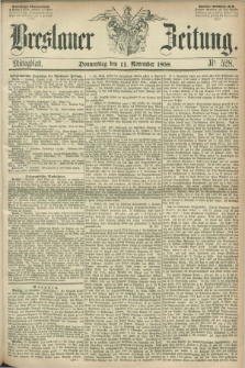 Breslauer Zeitung. 1858, Nr. 528 (11 November) - Mittagblatt