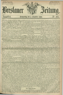 Breslauer Zeitung. 1858, Nr. 563 (2 Dezember) - Morgenblatt + dod.