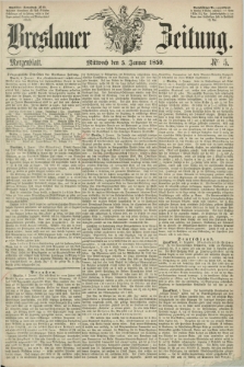 Breslauer Zeitung. 1859, Nr. 5 (5 Januar) - Morgenblatt + dod.