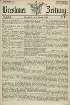 Breslauer Zeitung. 1859, Nr. 12 (8 Januar) - Mittagblatt