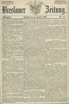 Breslauer Zeitung. 1859, Nr. 18 (12 Januar) - Mittagblatt
