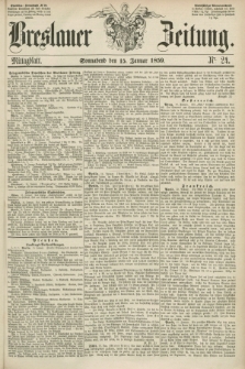 Breslauer Zeitung. 1859, Nr. 24 (15 Januar) - Mittagblatt