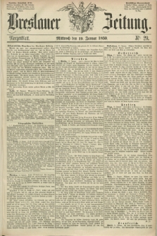 Breslauer Zeitung. 1859, Nr. 29 (19 Januar) - Morgenblatt + dod.