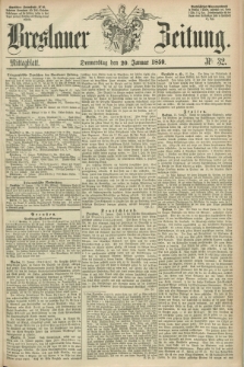 Breslauer Zeitung. 1859, Nr. 32 (20 Januar) - Mittagblatt