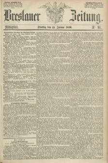 Breslauer Zeitung. 1859, Nr. 40 (25 Januar) - Mittagblatt