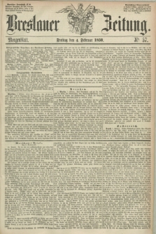 Breslauer Zeitung. 1859, Nr. 57 (4 Februar) - Morgenblatt + dod.