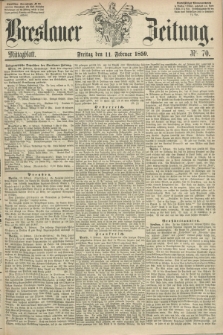 Breslauer Zeitung. 1859, Nr. 70 (11 Februar) - Mittagblatt