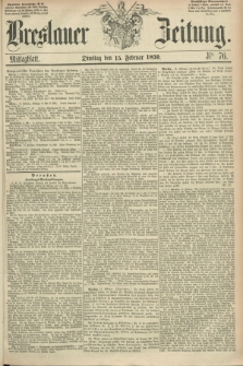 Breslauer Zeitung. 1859, Nr. 76 (15 Februar) - Mittagblatt