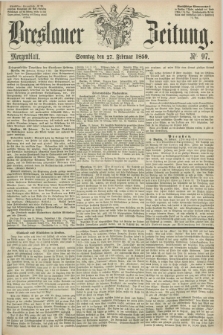 Breslauer Zeitung. 1859, Nr. 97 (27 Februar) - Morgenblatt + dod.