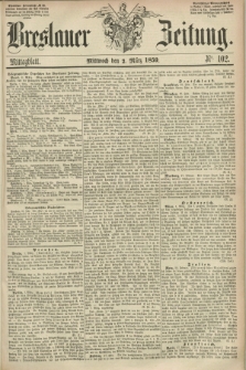 Breslauer Zeitung. 1859, Nr. 102 (2 März) - Mittagblatt