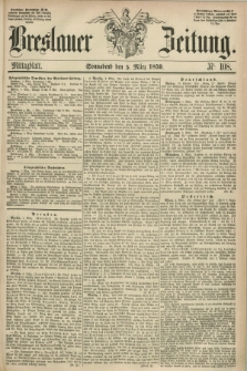 Breslauer Zeitung. 1859, Nr. 108 (5 März) - Mittagblatt