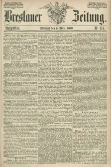 Breslauer Zeitung. 1859, Nr. 113 (9 März) - Morgenblatt + dod.