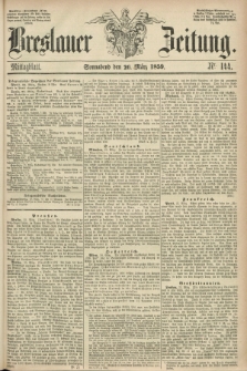 Breslauer Zeitung. 1859, Nr. 144 (26 März) - Mittagblatt