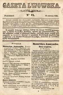 Gazeta Lwowska. 1848, nr 71